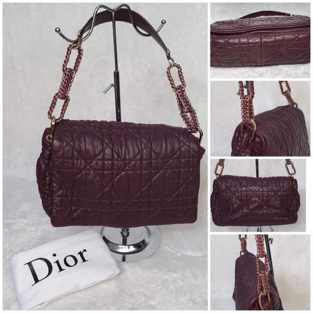 Dior Cannage Delidior Flap Leather